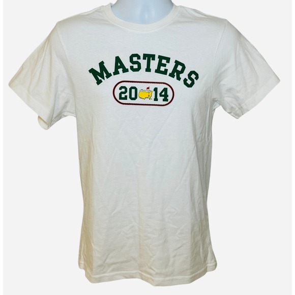 Masters 2014 Augusta Golf Tournament White T-Shirt Youth XL (16/18) Short Sleeve - Picture 1 of 6